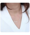 Letter I Silver Necklace SPE-5523